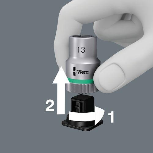 Wera ソケットレンチセット 8100SC11 サイクロップラチェット「メタル