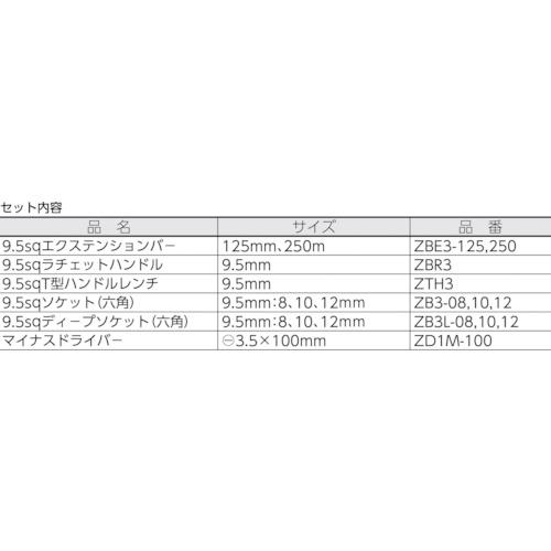 KTC 絶縁工具セットA ( ZTB311A )
