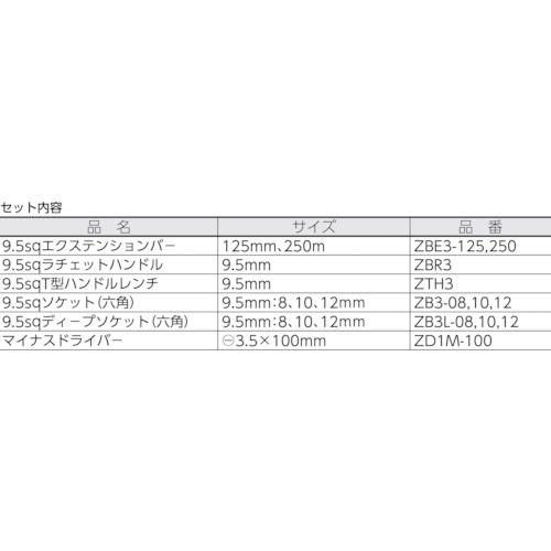 KTC 絶縁工具セットA ( ZTB311A )