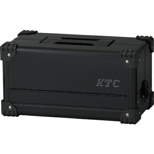 KTC スチール製工具箱 両開きメタルケース(ブラック) 間口440×奥行233×高さ230mm ( EK-10AGBK ) 京都機械工具(株) | 