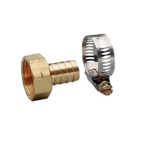 エスコ (ESCO)  EA124GC-53 3/4"NHx15mm 雌ねじステム(ホースバンド付) EA124GC-53 | 