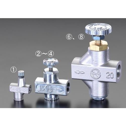 【SALE価格】エスコ (ESCO)  EA153EB-3 Rc 3/8" 流量調整器 EA153EB-3 | 