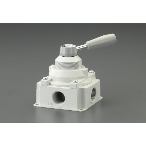 【SALE価格】エスコ (ESCO)  EA153SJ-18 Rc3/4" 手動切替バルブ(4方向) EA153SJ-18 | 