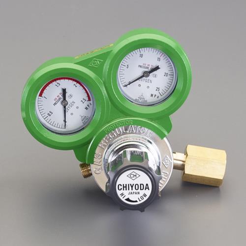 エスコ (ESCO)  酸素調整器(関東式・雌ネジ/保護カバー付) EA316AA-2A | 