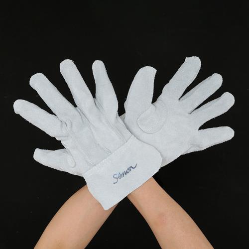 エスコ (ESCO)  EA353C-92 [L] 240mm 手袋(牛床革) EA353C-92 (8双セット) | 