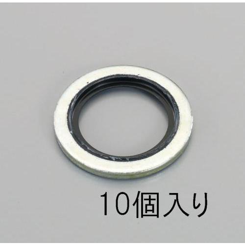 【SALE価格】エスコ (ESCO)  EA423MX-1 BSP 1/8" シールワッシャー(10個) EA423MX-1 | 