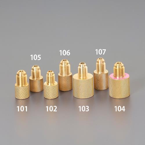 【SALE価格】エスコ (ESCO)  EA443D-102 F1/4" x  M10  フレアーアダプター(雌/雄) EA443D-102 | 
