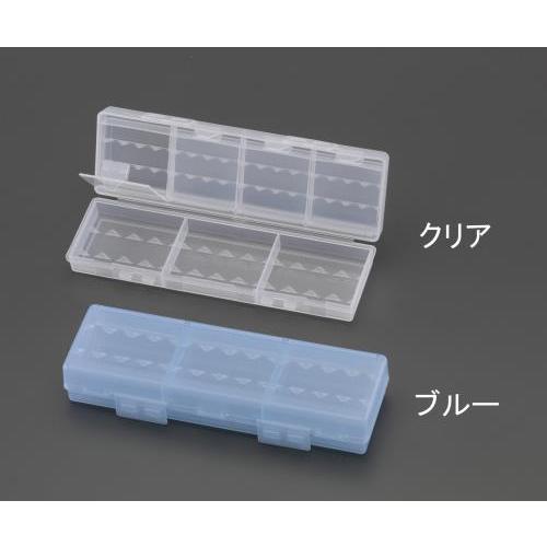 エスコ (ESCO)  EA508KF-11 205x66x33mm 電池ケース(単3・単4用/クリア) EA508KF-11 (6個セット) | 