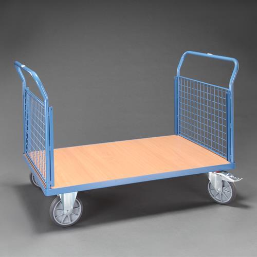 【SALE価格】エスコ (ESCO) EA520BE-301 850x500mm/500kg [両ハンドル式]運搬車 EA520BE-301