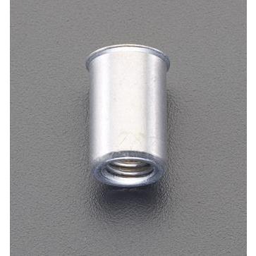 エスコ (ESCO)  EA527NK-132 M8/2.5-4.0mm ブラインドナット(アルミ薄頭/25個) EA527NK-132 | 