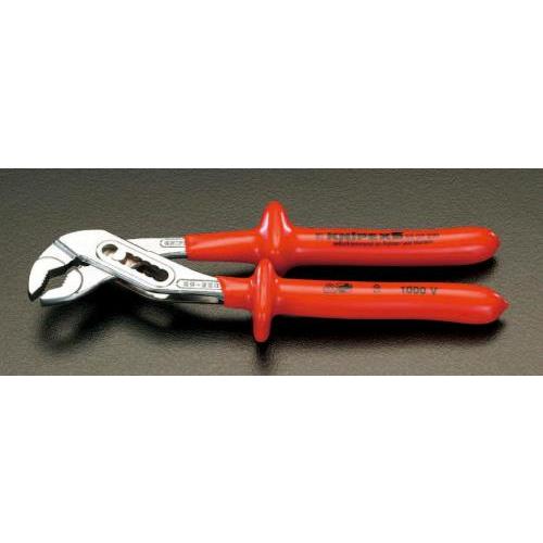 【SALE価格】エスコ (ESCO)  EA531EK-12 2・3/4"/300mm ウォーターポンププライヤー(絶縁) EA531EK-12 | 