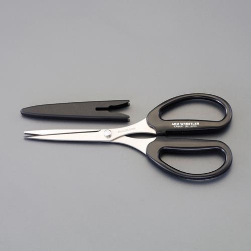 エスコ (ESCO)  EA540HF-22A 190mm はさみ・万能(キャップ付) EA540HF-22A (3丁セット) | 