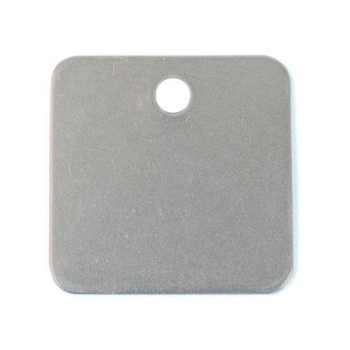 エスコ (ESCO)  EA591HC-1 25x25mm タグブランク(アルミ 角/10枚) EA591HC-1 (16PACKセット) | 
