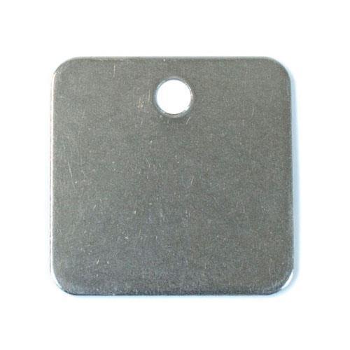 【SALE価格】エスコ (ESCO)  EA591HC-22 32x32mm タグブランク(ステンレス 角/10枚) EA591HC-22 【7PACKセット】 | 