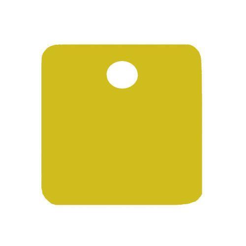 エスコ (ESCO)  EA591HC-44A 51mm    タグブランク(アルミ角/ゴールド/5枚) EA591HC-44A (3PACKセット) | 