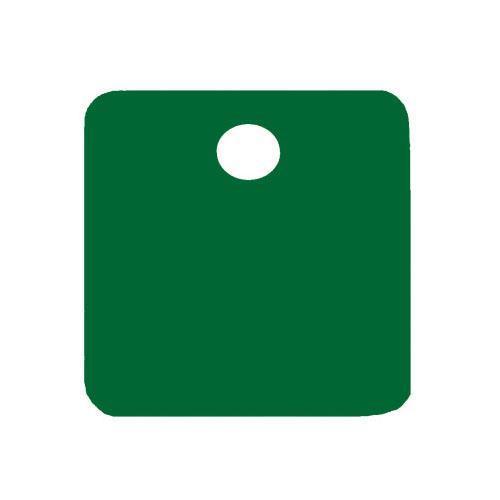 エスコ (ESCO)  EA591HC-53A 38mm    タグブランク(アルミ角/グリーン/5枚) EA591HC-53A (4PACKセット) | 