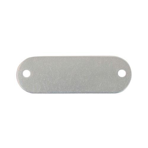 【SALE価格】エスコ (ESCO)  EA591HE-5 25x54mm タグブランク(アルミ 長丸/10枚) EA591HE-5 | 