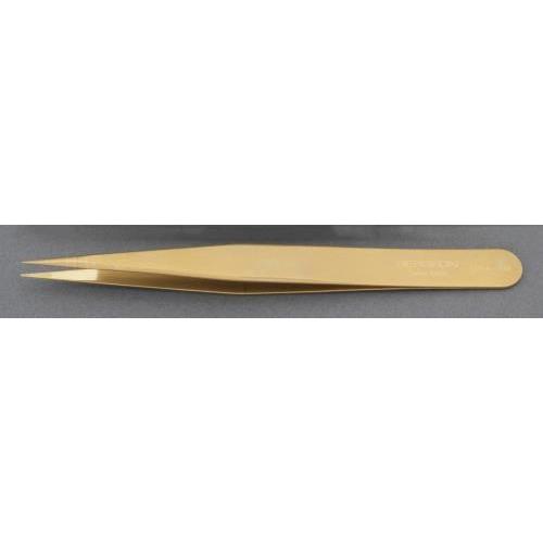 エスコ (ESCO) 120mm 精密ピンセット(真鍮製) EA595BA-12