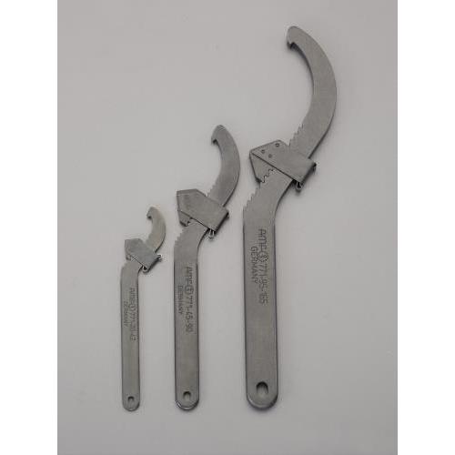 エスコ (ESCO) 20-165mm 3本組自在フックレンチセット EA613XA