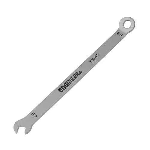 エスコ (ESCO)  EA614CT-2 4.5x4.0mm 片目片口スパナ(薄型・ステンレス製) EA614CT-2 | 