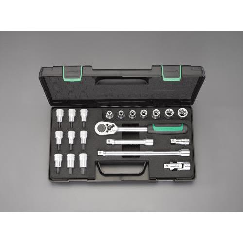 【SALE価格】エスコ (ESCO) EA617ZJ-2A 1/2"DR [Torx]ソケットレンチセット EA617ZJ-2A
