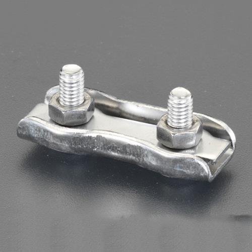 エスコ (ESCO)  EA628SE-54 4mm ワイヤークランプ(ステンレス製) EA628SE-54 | 