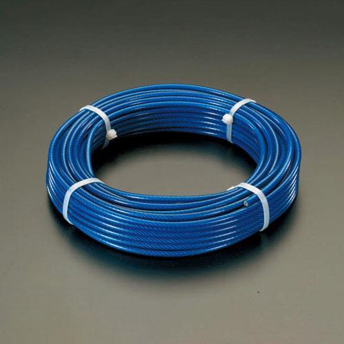 エスコ (ESCO)  EA628SM-200 2/ 4mmx100m/6x 7 ワイヤーロープ(スチール製・PVCコート) EA628SM-200 | 