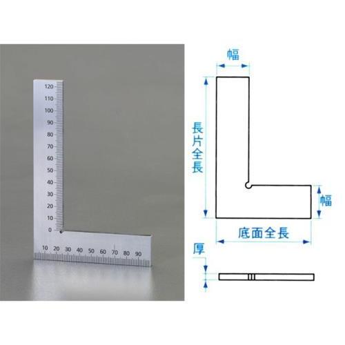 エスコ (ESCO) 100x 70mm スクエアー・平型(目盛付) EA719AN-1