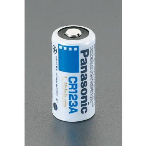エスコ (ESCO)  EA758YC-3B [CR123Ax1個] 3V 乾電池(リチウム) EA758YC-3B (9個セット) | 