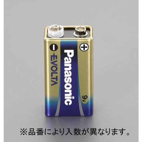 エスコ (ESCO) EA758YR-9 [9Vx 1個] 乾電池・エボルタ 【10PKセット