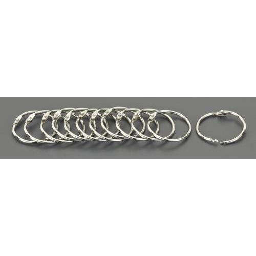 エスコ (ESCO)  EA762FA-61 24mm カードリング(12個) EA762FA-61 (19袋セット) | 