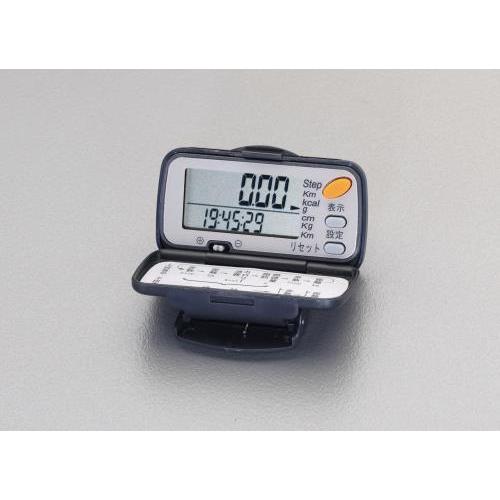 【SALE価格】エスコ (ESCO)  EA791A-32 64x37x28mm 歩数計 EA791A-32 | 