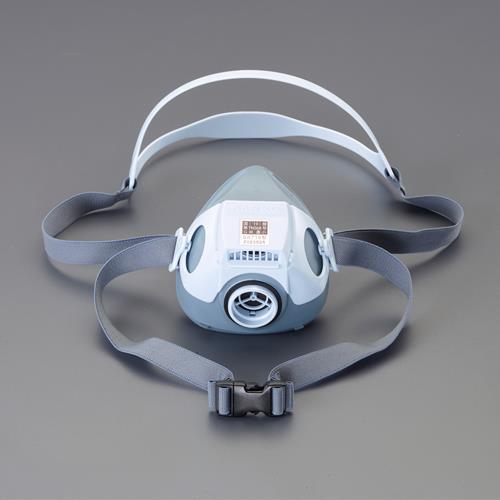 【SALE価格】エスコ (ESCO)  EA800MS-6A 吸収缶交換マスク(1缶式) EA800MS-6A | 