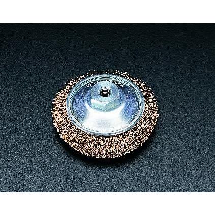エスコ (ESCO)  EA809-3 φ85mm/M10x1.5 ワイヤーブラシ(ベベル型) EA809-3 | 
