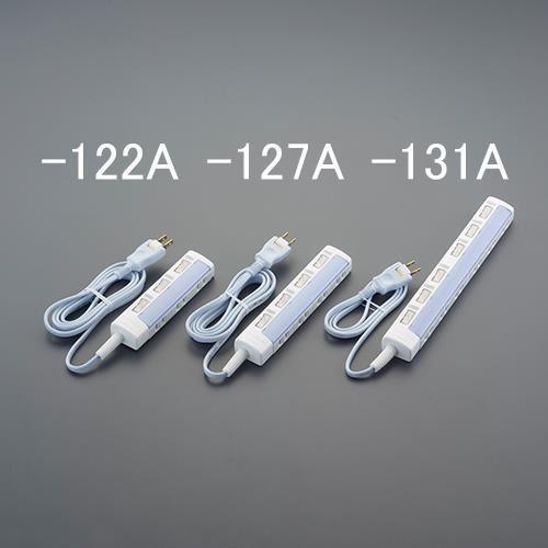 【SALE価格】エスコ (ESCO)  EA815GL-127A AC125V/15Ax 2m タップ(4口・個別スイッチ付) EA815GL-127A | 