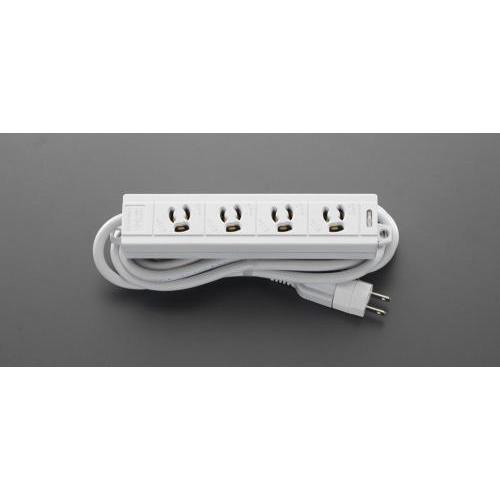 【SALE価格】エスコ (ESCO)  EA815GL-37 AC125V/15Ax 3m タップ(4口・ヌケドメ・マグネット付) EA815GL-37 | 