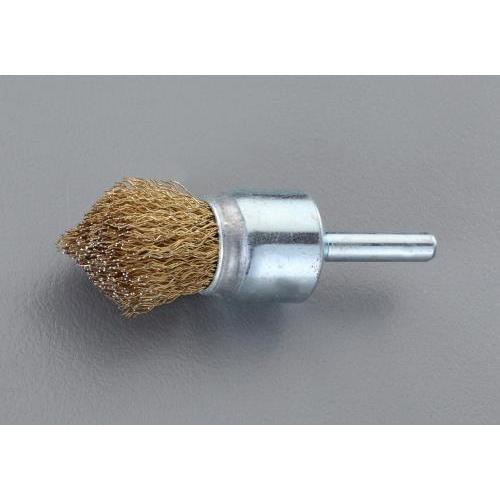 エスコ (ESCO)  EA819BM-122 16mm/6mm軸 軸付ブラシ(筒型/スチール製) EA819BM-122 | 