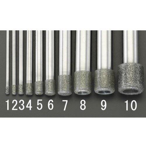 エスコ (ESCO) 10.5x12.0x100mm ダイヤモンドバー(10mm軸 エスコ (ESCO) 10.5x12.0x100mm ダイヤモンドバー(10mm軸
