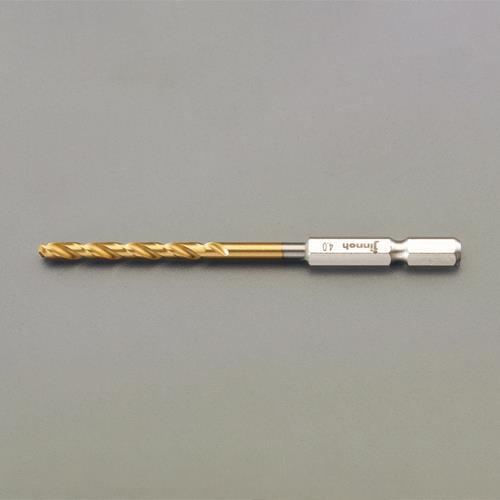 エスコ (ESCO)  EA824BR-4.2 4.2mm ドリルビット(チタンコート/六角軸) EA824BR-4.2 (7本セット) | 