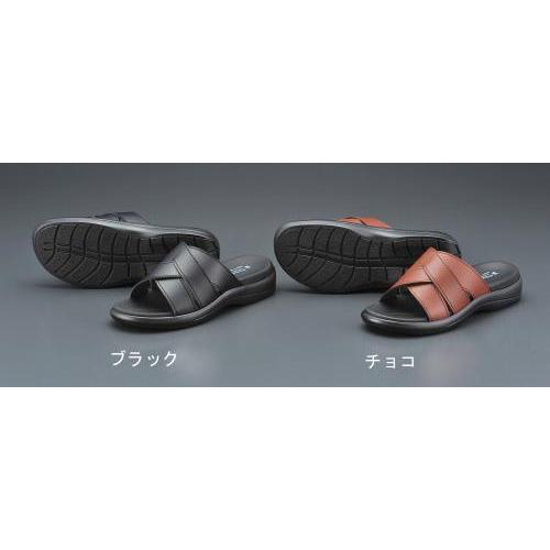 エスコ (ESCO)  EA910SV-22 [LL] サンダル(黒) EA910SV-22 (2足セット) | 