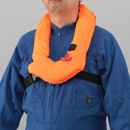 エスコ (ESCO)  EA915DD-21 [フリー] ライフベスト(蛍光オレンジ/軽量) EA915DD-21 | 