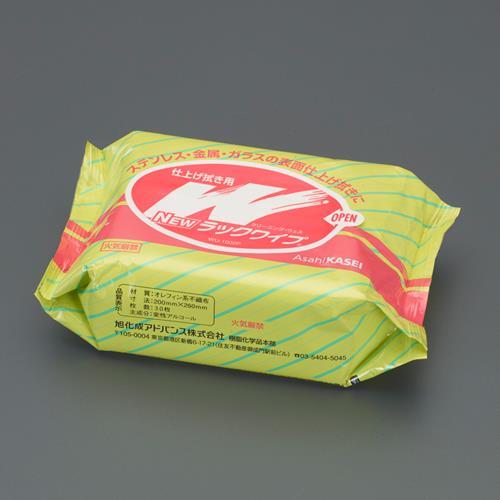 エスコ (ESCO)  EA922HA-71 200x260mm 変性アルコール100% ウェットタオル(30枚) EA922HA-71 | 