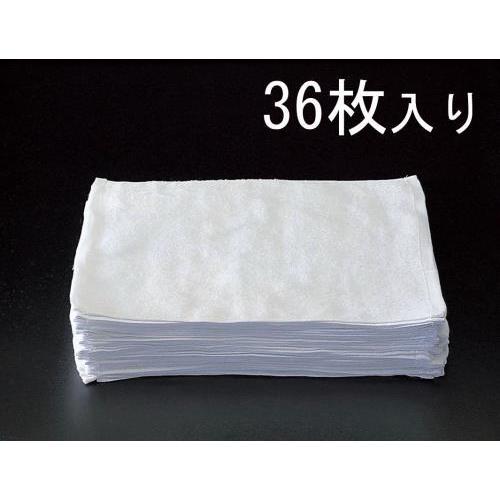 エスコ (ESCO)  EA929C-3 300x400mm/ 80匁 白おしぼり(36枚) EA929C-3 | 