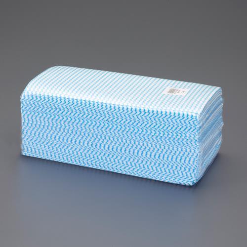 【SALE価格】エスコ (ESCO)  EA929DB-13B 500x600mm ペーパータオル(ブルー/1パック) EA929DB-13B 【4袋セット】 | 