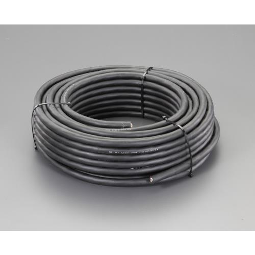 【SALE価格】エスコ (ESCO) EA940AG-250A 600V/28A/ 50m ゴムキャブタイヤケーブル(3芯) EA940AG-250A