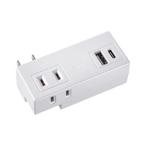 エスコ (ESCO)  EA940CD-95 USB充電ポート付モバイルタップ(TypeA/C) EA940CD-95 | 