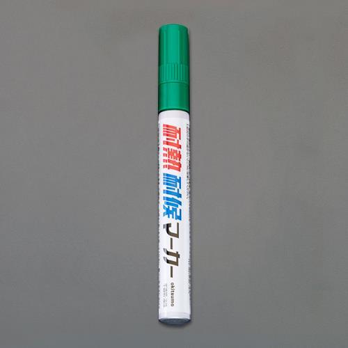 エスコ (ESCO)  EA942CD-104 [緑/中字] 油性・耐熱耐候マーカー(12本) EA942CD-104 | 
