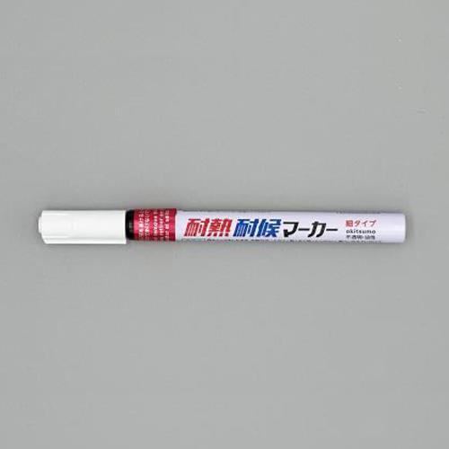 エスコ (ESCO)  EA942CD-15 [赤/細字] 油性・耐熱耐候マーカー EA942CD-15 (6本セット) | 