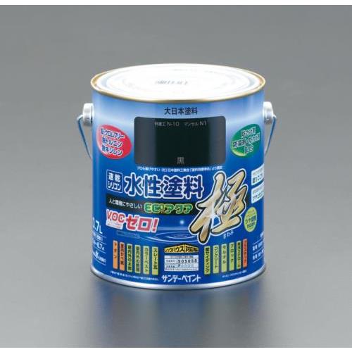 エスコ (ESCO)  EA942E-15 0.7L [水性]多目的塗料(黒) EA942E-15 (3缶セット) | 