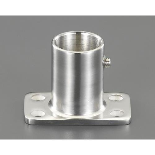 エスコ (ESCO)  EA951EW-17 φ32mm パイプ用ベース(ステンレス製) EA951EW-17 (4個セット) | 